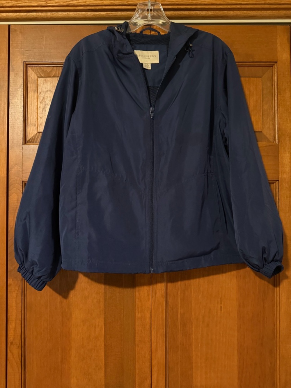 Appleseed's Navy Lightweight Hooded Utility Jacket